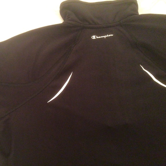 Champion black yoga 3/4 zip pullover - Picture 2 of 5
